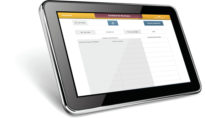 Ekran aplikacji CRM FileMaker
