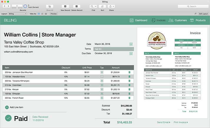 FileMaker - Systemy CRM
