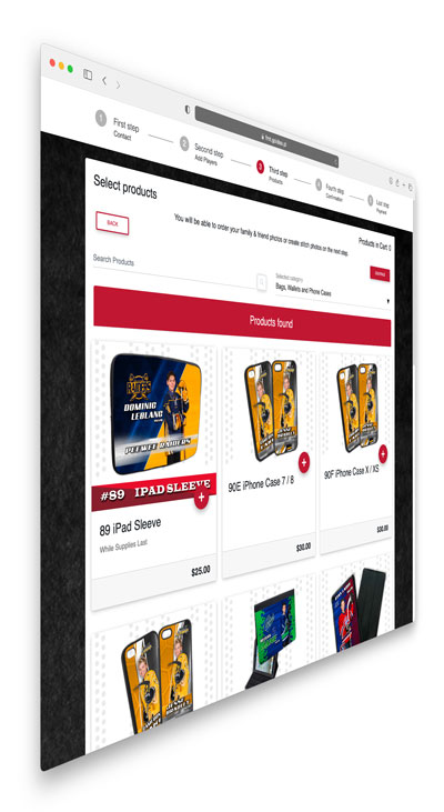 Ekran aplikacji CRM FileMaker