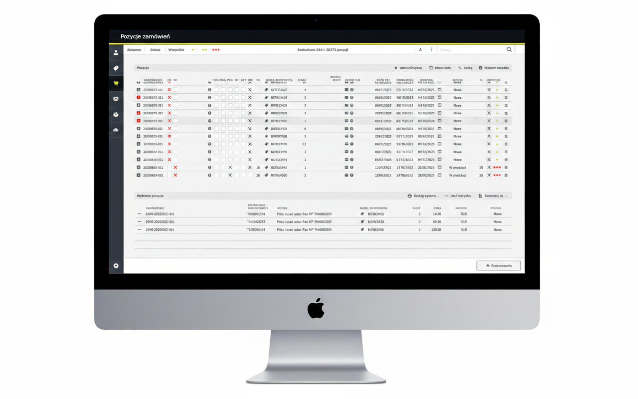 Pozycje zamówień klientów