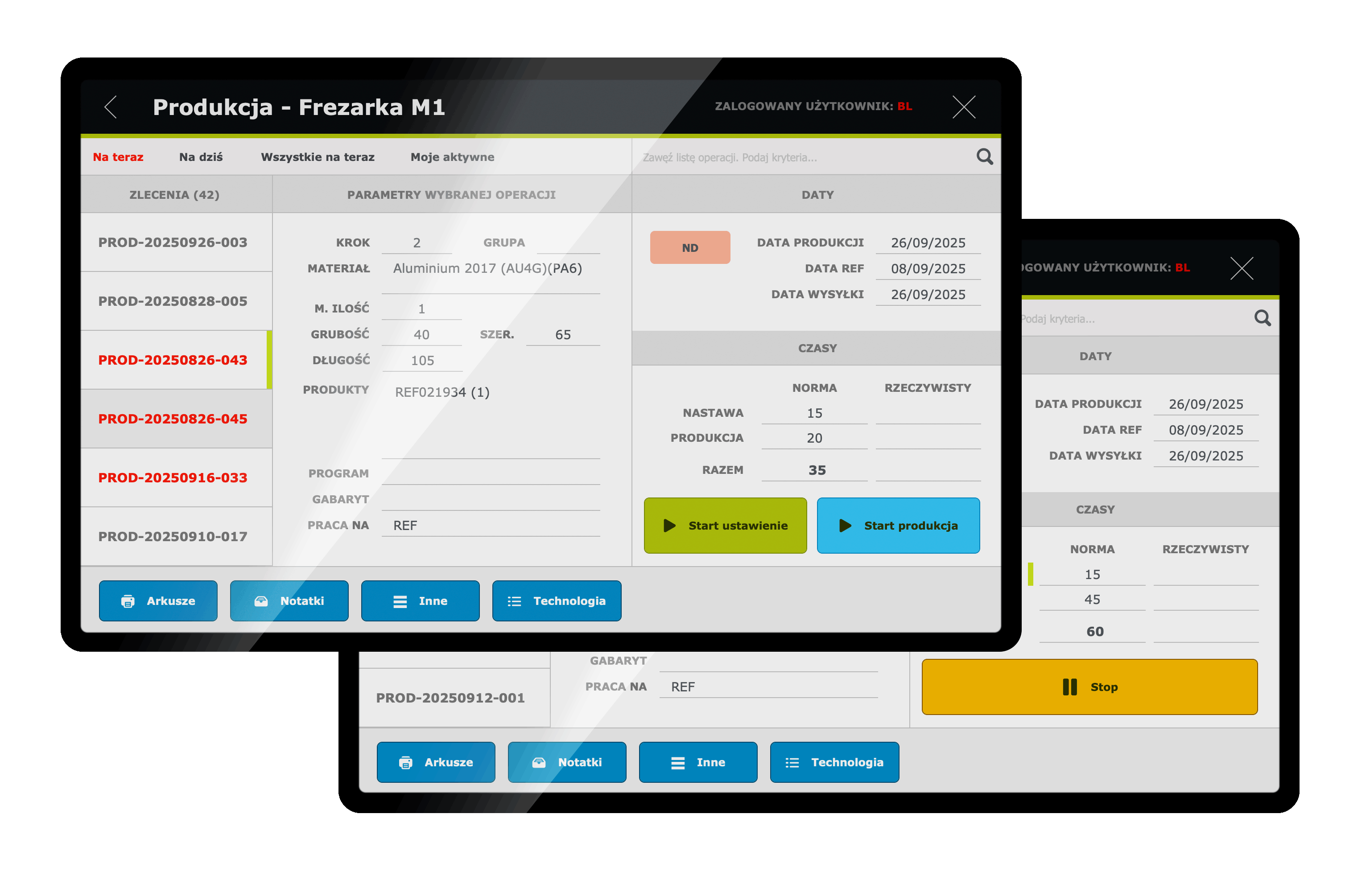 iPady na stanowiskach produkcyjnych